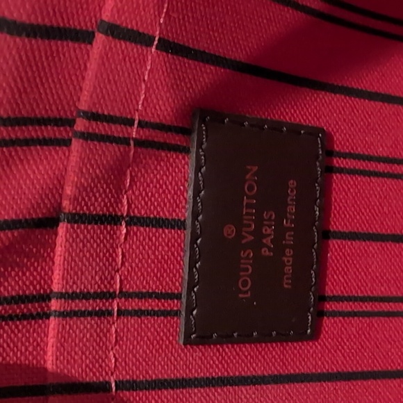 Louis Vuitton Neverfull Pochette PM Damier Ebene Coated Canvas, AR0174, NWOT - Picture 8 of 10